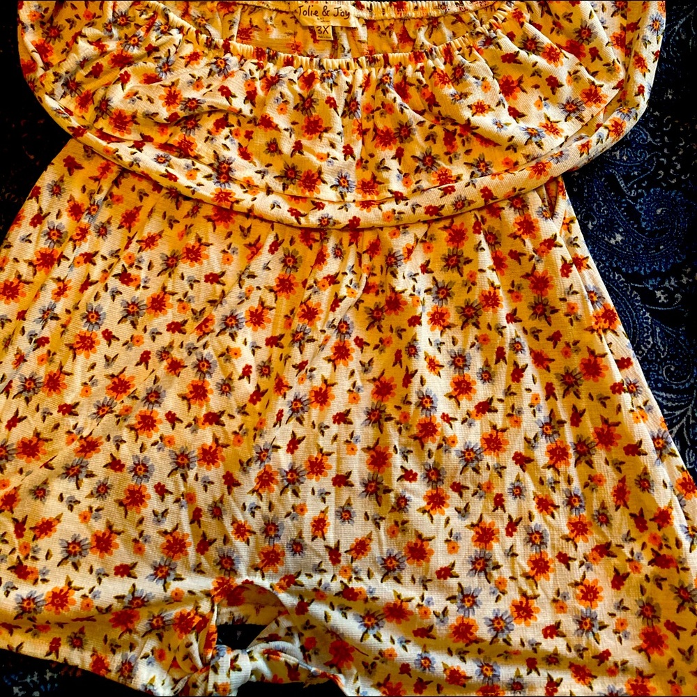 Flower print shirt